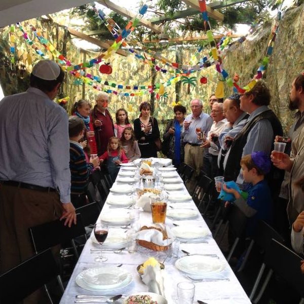 Kiddush in the Sukka on Shabbat Hol hamoed